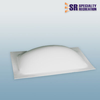 RV Skylight, Thermoformed Polycarbonate, 22&rdquo; x 30&rdquo;, White