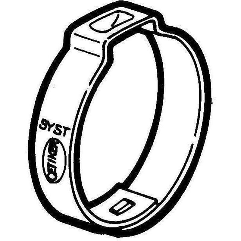 T-H Marine Stepless Ear Hose Clamps, 22.4 mm to 25.6 mm image number 4