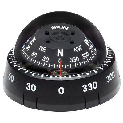 Ritchie Kayaker Surface Mount Compass, Black