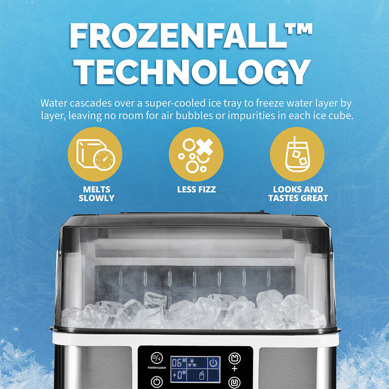 Newair Countertop Frozen Fall Clear Ice Maker image number 12