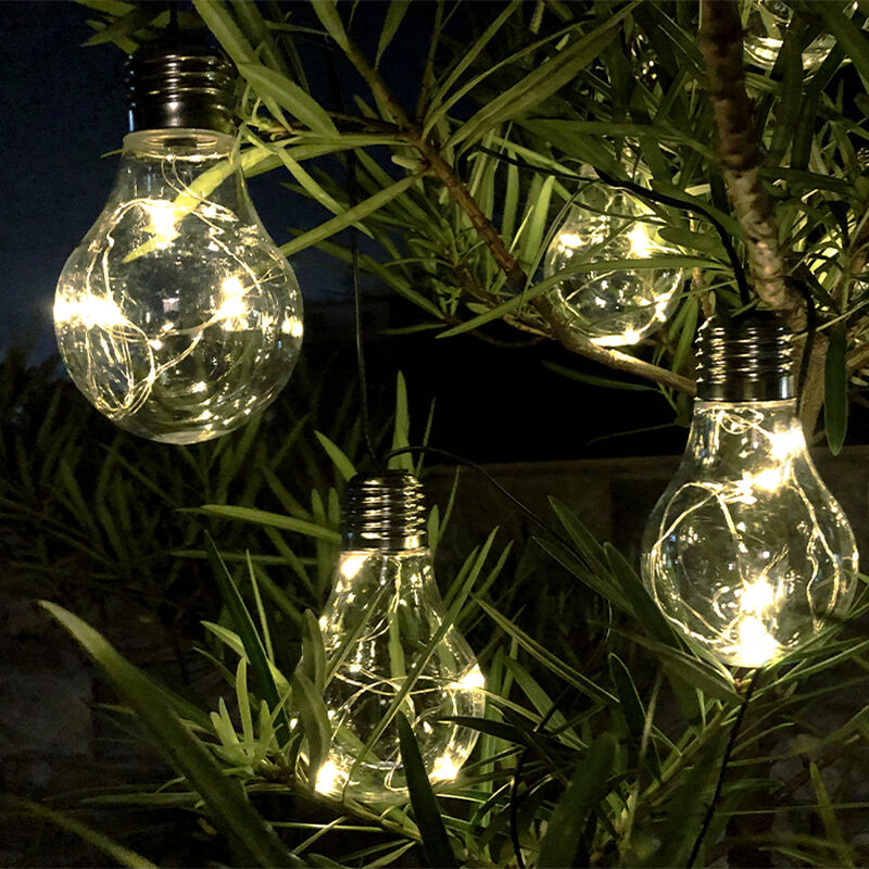 Solar Powered 64" LED String Lights, 2 Pack image number 4