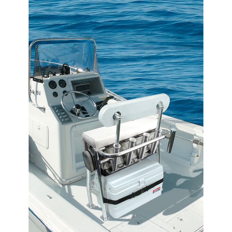 Taco Neptune II Leaning Post With Tackle Storage Bag image number 2