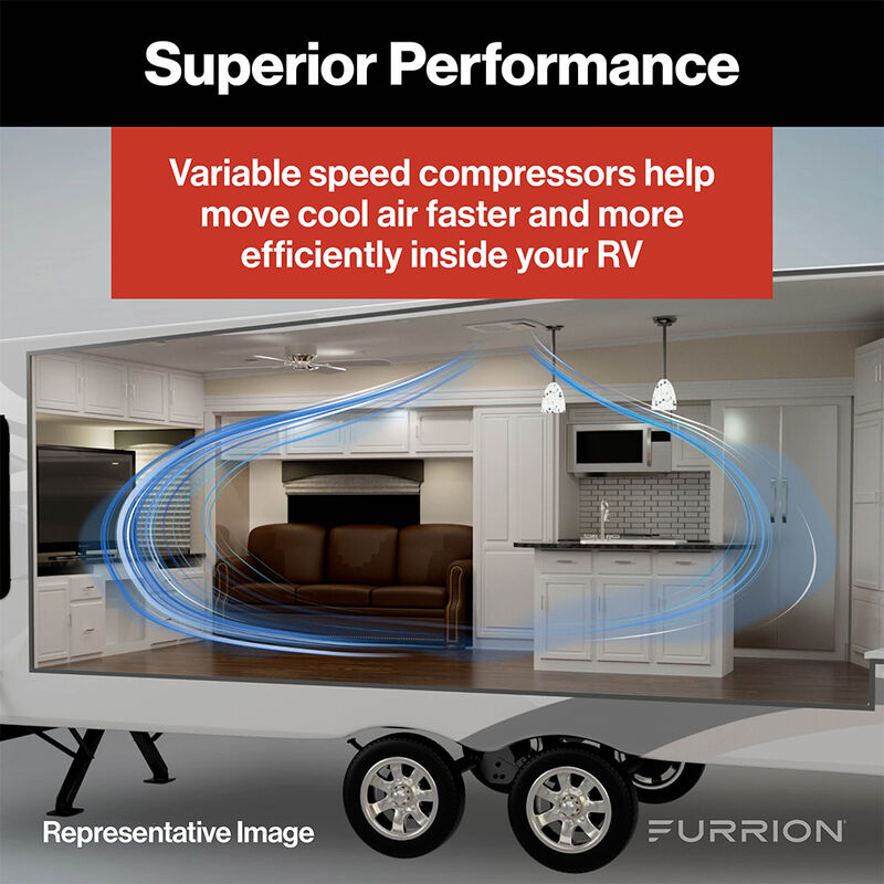 Furrion Chill Cube 18K Variable Speed RV Air Conditioner, Non-Ducted, White image number 6