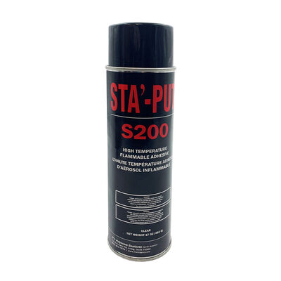 AP Products Sta'-Put S200 Spray Adhesive, Clear, 17 oz.