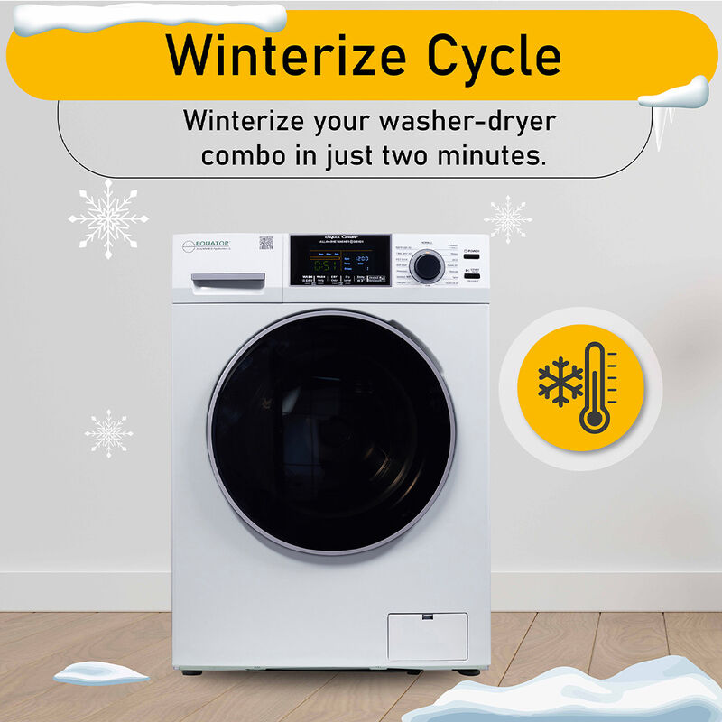 Equator 15-lb. All-in-One Combo Washer Dryer, White image number 20