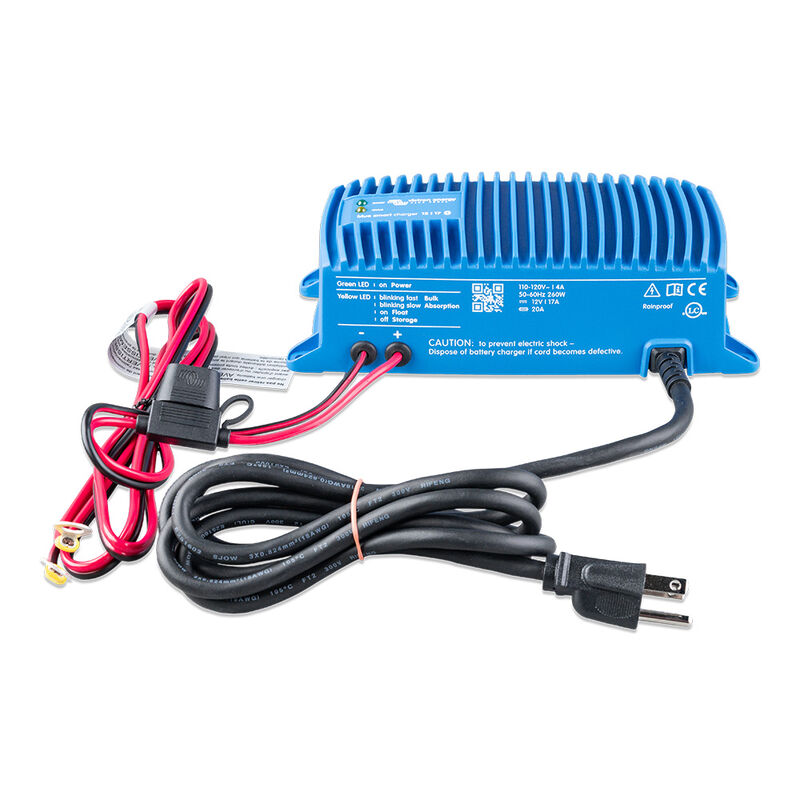 Victron Energy Blue Smart IP67 Waterproof Charger, 12V / 17A, 120V, NEMA 5-15 image number 1