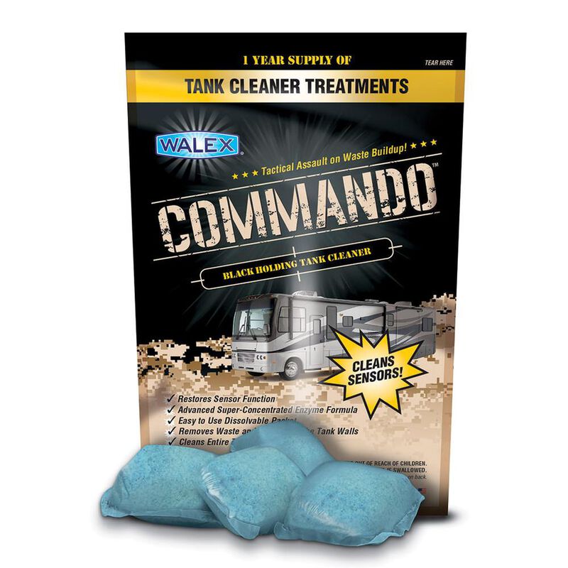 Commando Black Tank Cleaner, 4 Pack image number 1