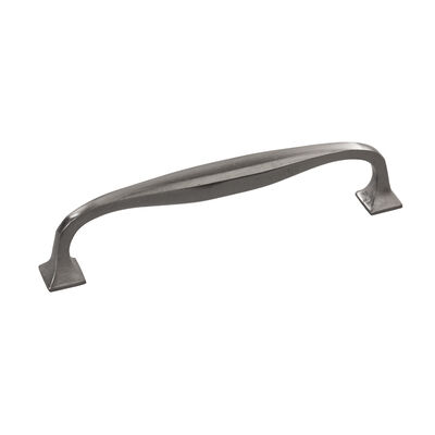 JR Products Designer Cabinet Handle, 5.625" Wide, Brushed Nickel
