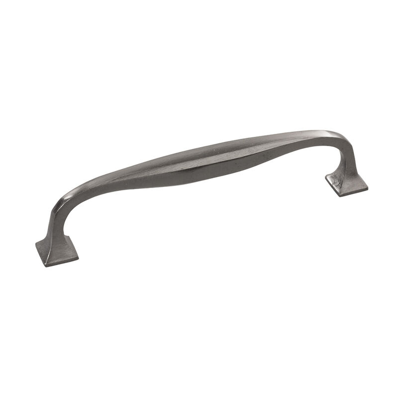 JR Products Designer Cabinet Handle, 5.625" Wide, Brushed Nickel image number 1