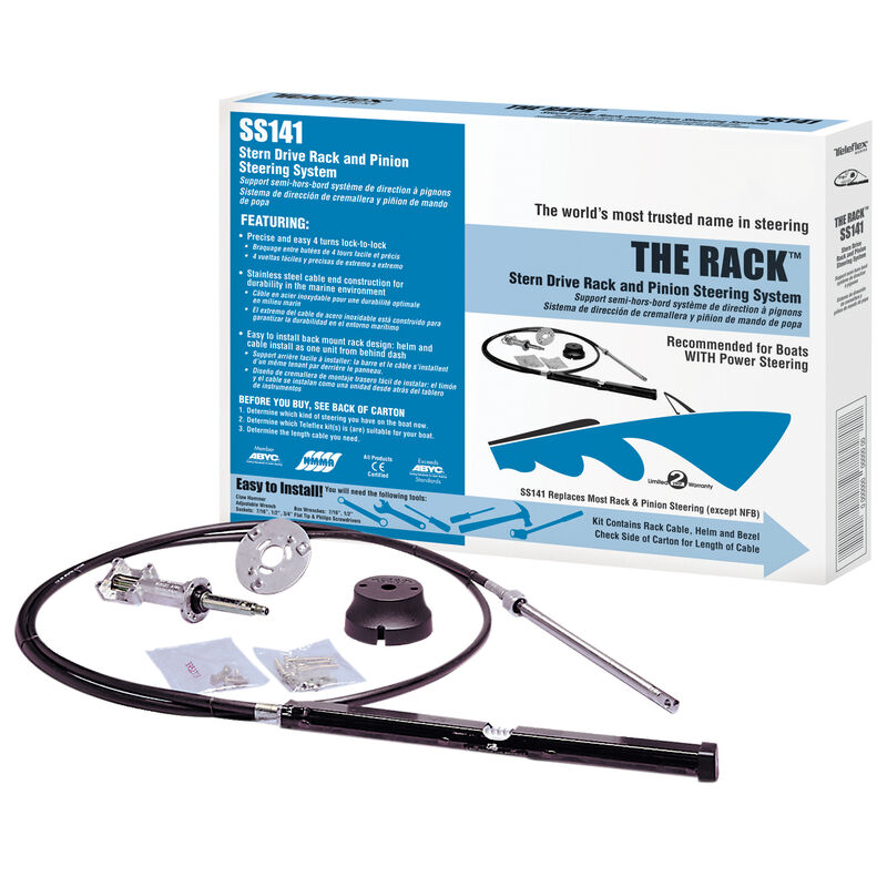 SeaStar Solutions The Rack Back-Mount Rack-and-Pinion Steering System, SS141 image number 1