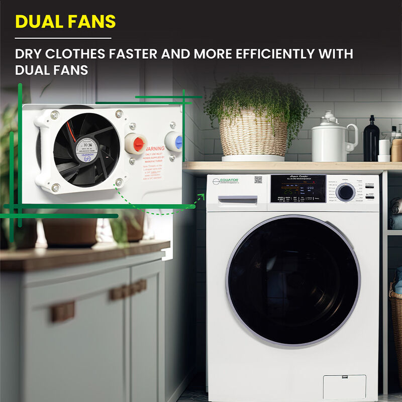 Equator Combo Washer Dryer, Vented-Dry, White image number 14