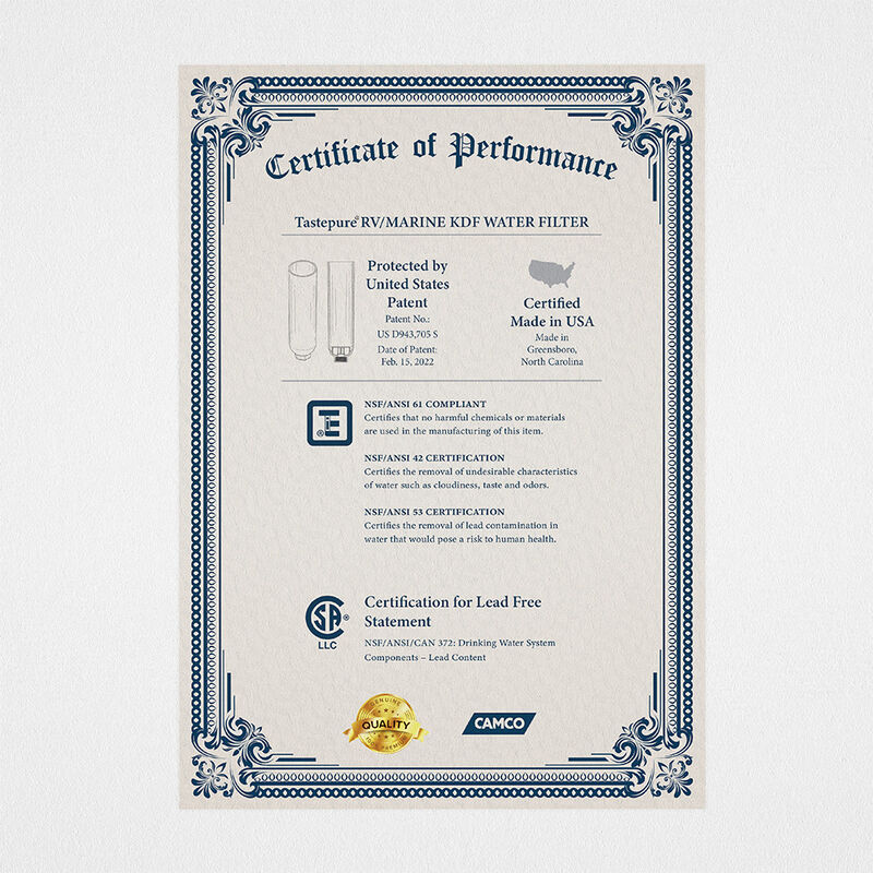 Camco TastePURE KDF/Carbon RV Water Filter image number 11