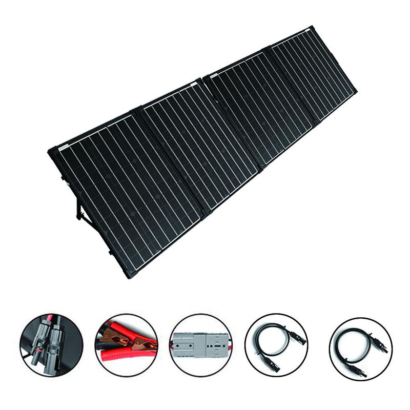 ACOPOWER PTK 200W Portable Solar Panel Suitcase with 20A Charge Controller image number 1