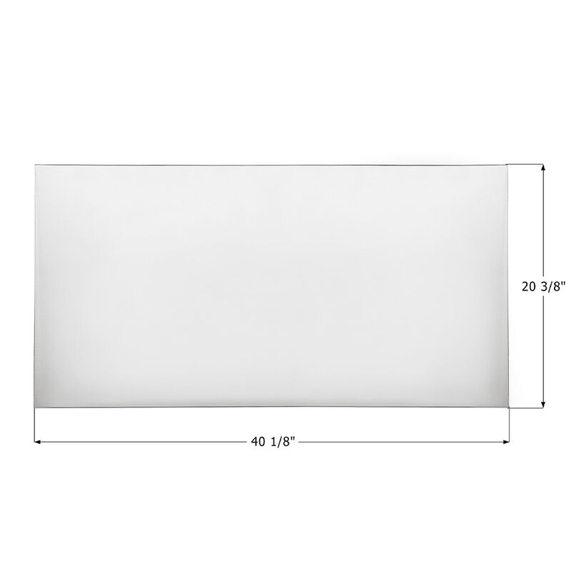 ICON Technologies Airstream Awning Front Polycarbonate Window, 40-1/8" x 20-3/8", Clear image number 2