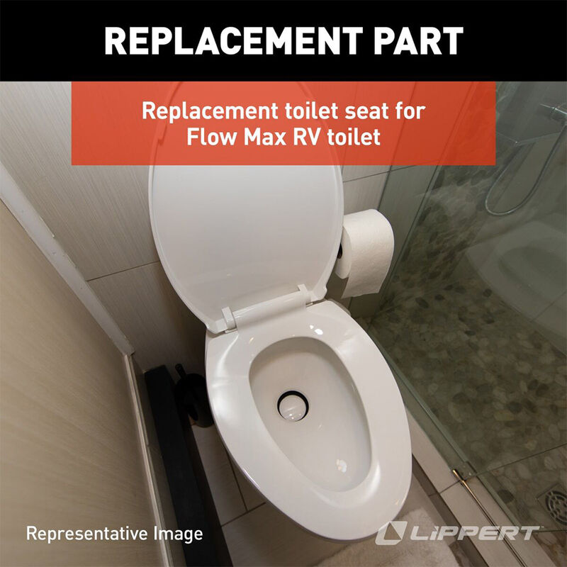 Lippert Flow Max Replacement RV Toilet Seat image number 4
