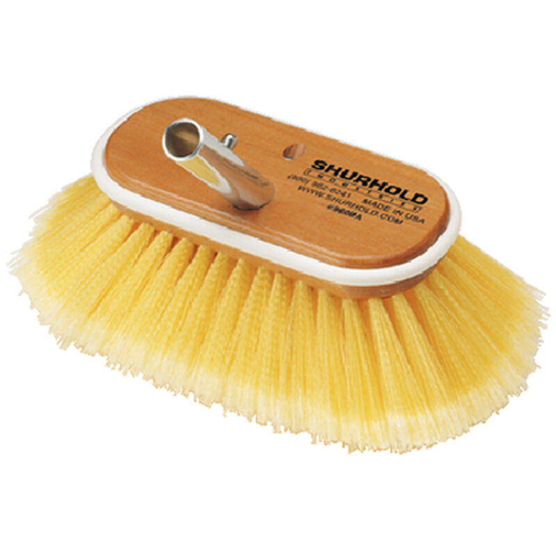 Shurhold Classic 6" Deck Brush With Medium Polystyrene Bristles image number 1