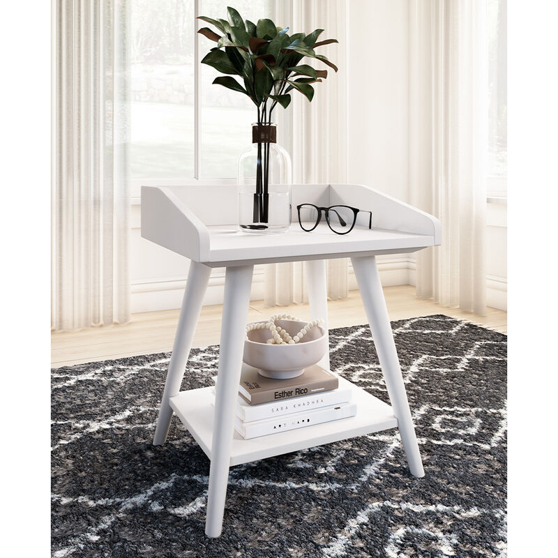 Ashley Blariden Accent Table, White image number 5