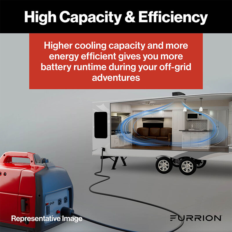 Furrion Chill Cube 18K Variable Speed RV Air Conditioner, Non-Ducted, Black image number 8