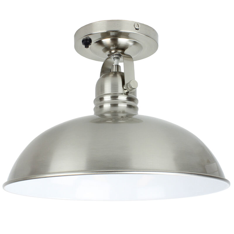 ITC Industrial Dinette Lamp, Brushed Nickel, Diffused LED, With Switch image number 1