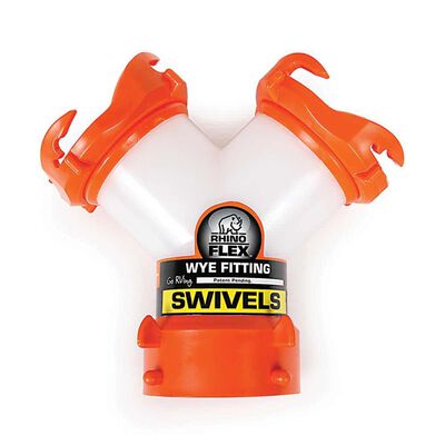 Camco RhinoFLEX Wye Sewer Hose Fitting with 360 Degree Swivel