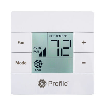 GE RV AC Single Zone Wall Thermostat - White