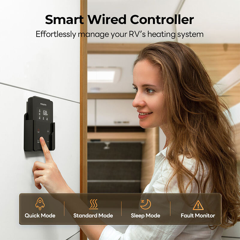 Fogatti 35,000 BTU Gas RV Furnace with Smart Wired Controller image number 11