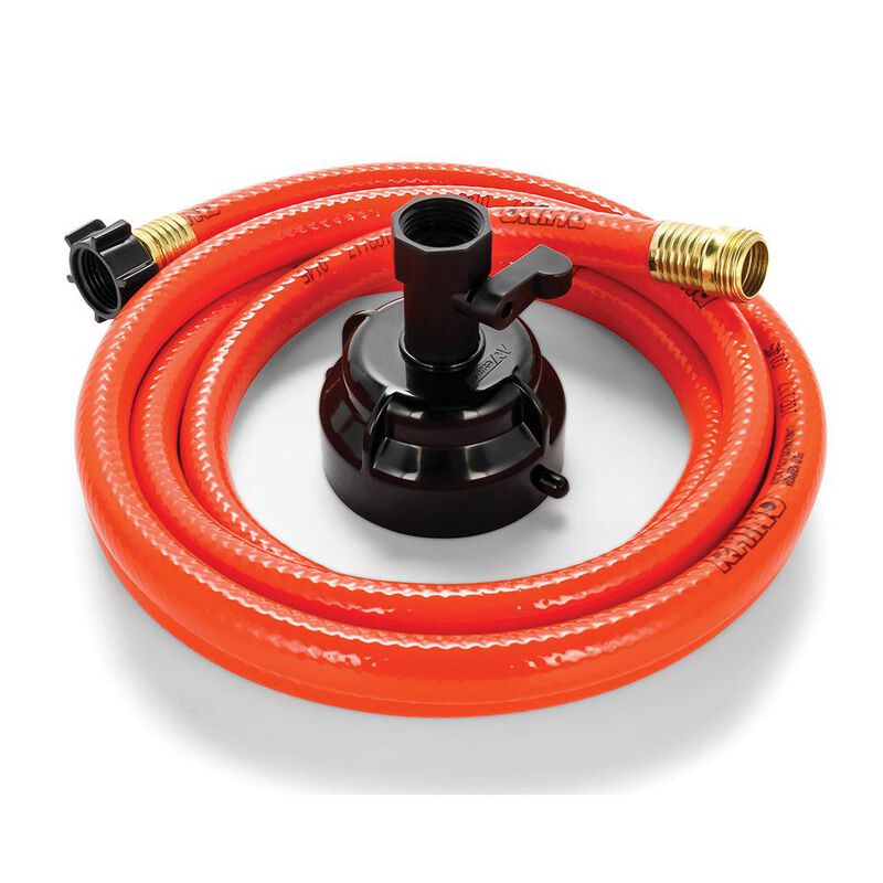 Camco RhinoFlex 10' Clean Out Hose with Rinser Cap image number 11