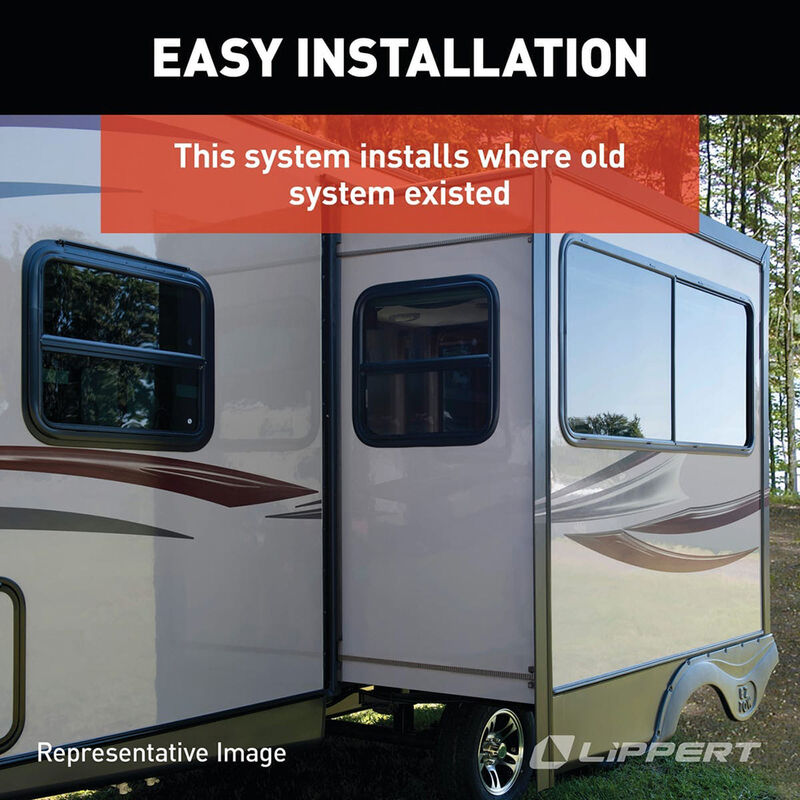 Lippert In-Wall&reg; Dual Rack Repair Kit for RV Slide-Outs - Fixed Side, Clear image number 4