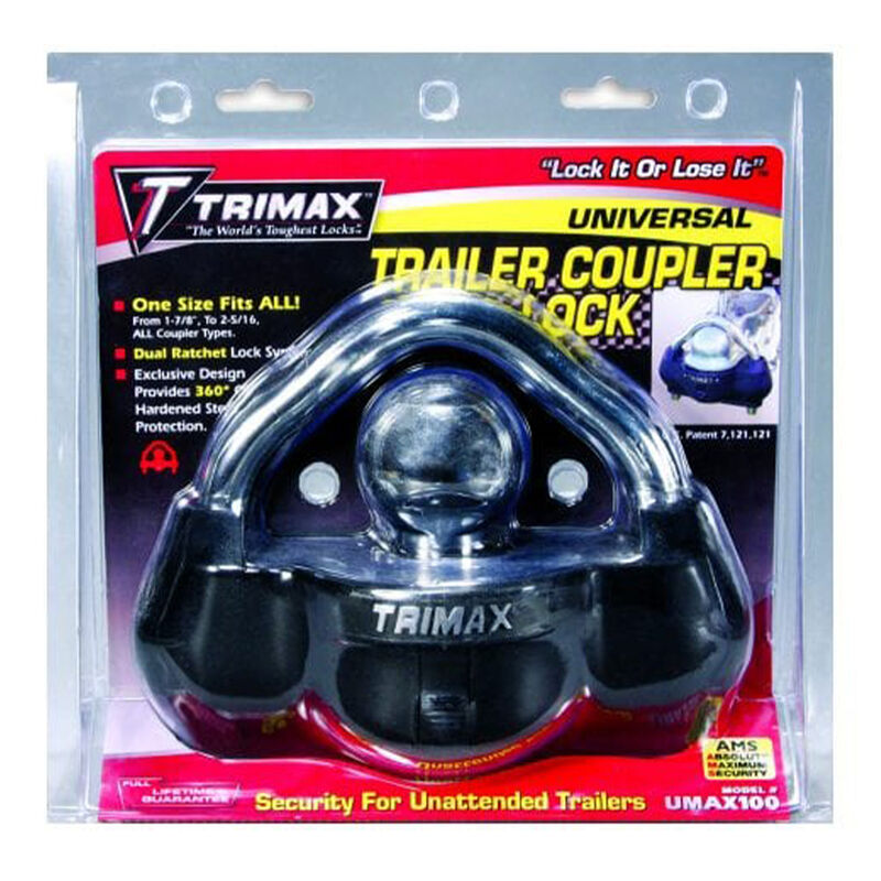 Trimax UMAX 100 Universal Trailer Coupler Lock image number 4