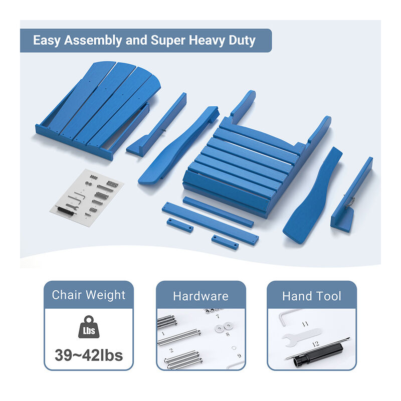 Upland Folding Adirondack Chair image number 3