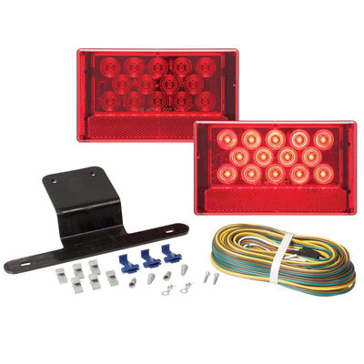 Optronics Waterproof LED Under 80" Wide Trailer Light Kit