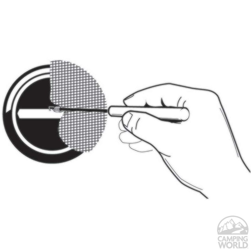 Camco Flying Insect Screen for Atwood 2004 Furnace Vent image number 6