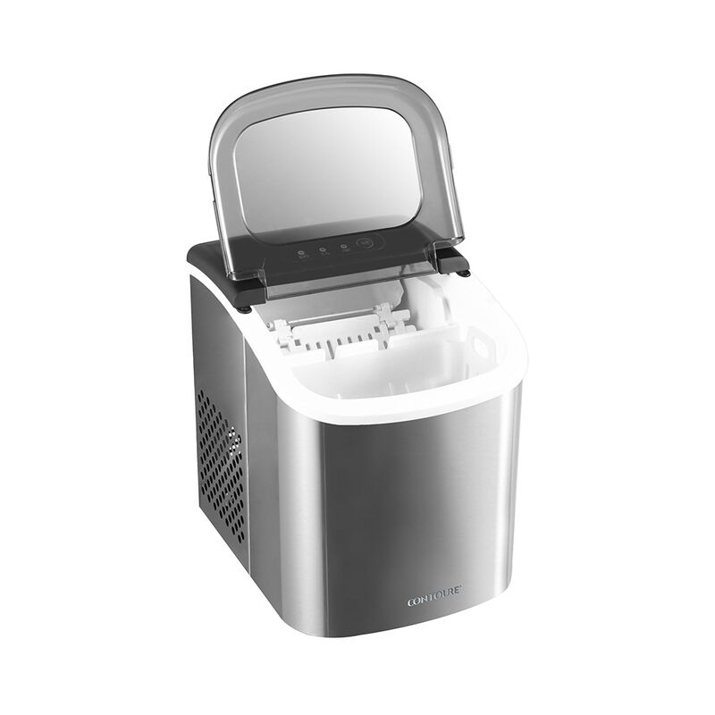CONTOURE Ultra-Compact Portable Ice Maker, Stainless Steel image number 3