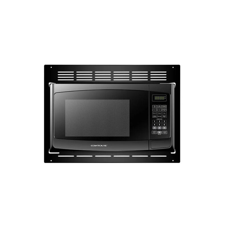 CONTOURE Certified Built-In Microwave Oven with Trim Kit, Black &ndash; Camping World Exclusive! image number 1
