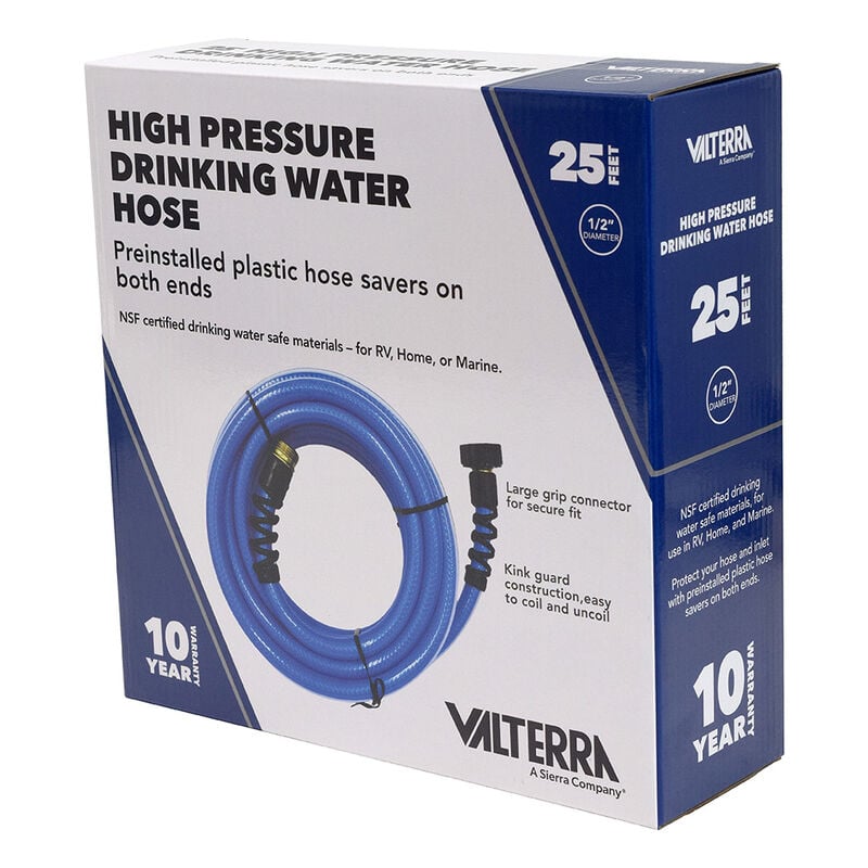 Valterra 25 Ft Blue Drinking Water Hose 1/2 Inch image number 7