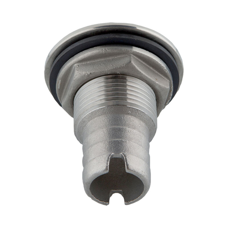 Whitecap Thru-Hull Fitting with Barb, 1" Hose, 2-1/2" Overall image number 1