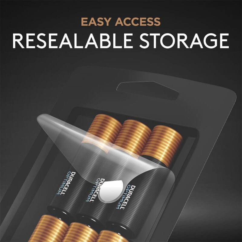 Duracell Optimum AAA Alkaline Batteries, 4-Pack image number 2