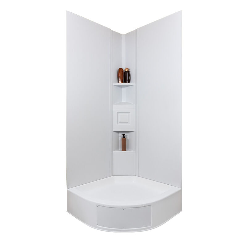 Icon Technologies 45&deg; Neo Angle Shower Modular Surround Kit image number 1