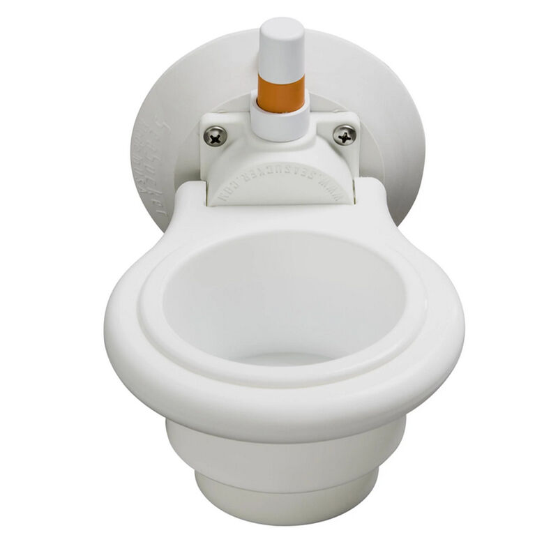 SeaSucker 1-Cup Holder, Vertical Mount, White image number 1