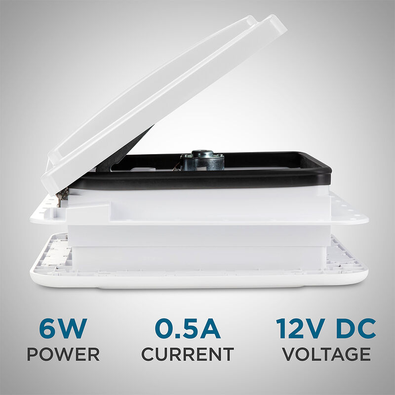 Hike Crew 11" Roof Vent Fan, Basic W image number 2