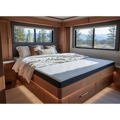 Cozyway 4" CozyRelief Gel Memory Foam RV Mattress Topper