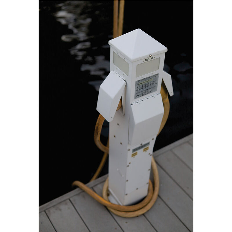 International Dock Products 36" Dock-Mount Power Pedestal, SPC-36-3A-305 image number 4