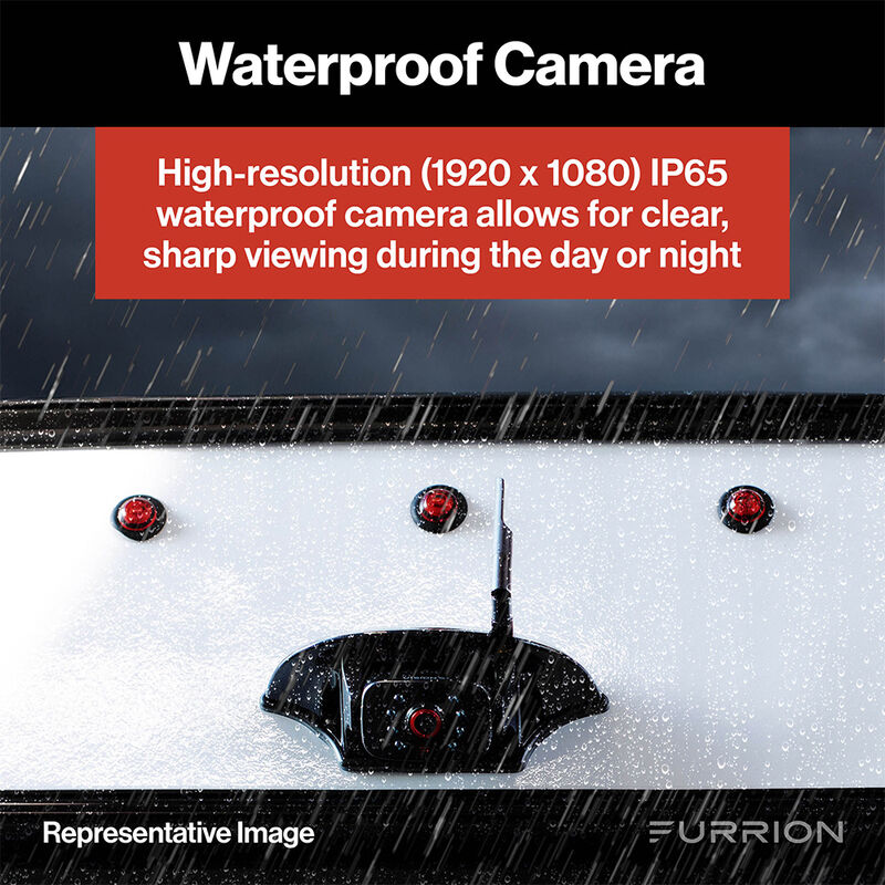 Furrion Vision S+ RV Backup Camera and Observation System, 7" Monitor, Side Cameras, Sharkfin Camera, Rear Camera, LED Marker Lights image number 8