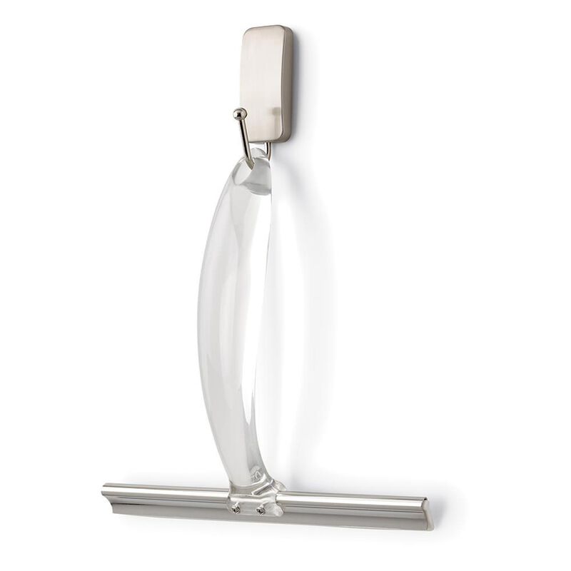 Command Bath Squeegee & Hook, Satin Nickel image number 3