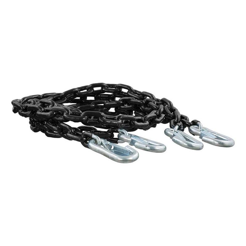 CURT Vinyl Coated Safety Chains, Set of 2 image number 1