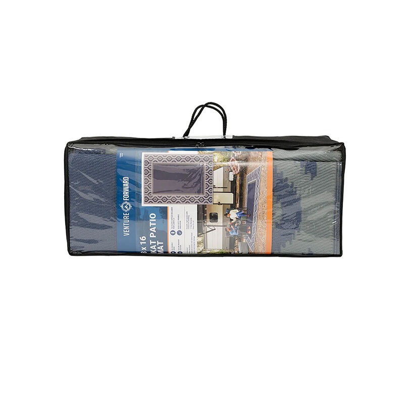 Venture Forward Reversible RV Patio Mat w/ Carry Bag, IKAT image number 16