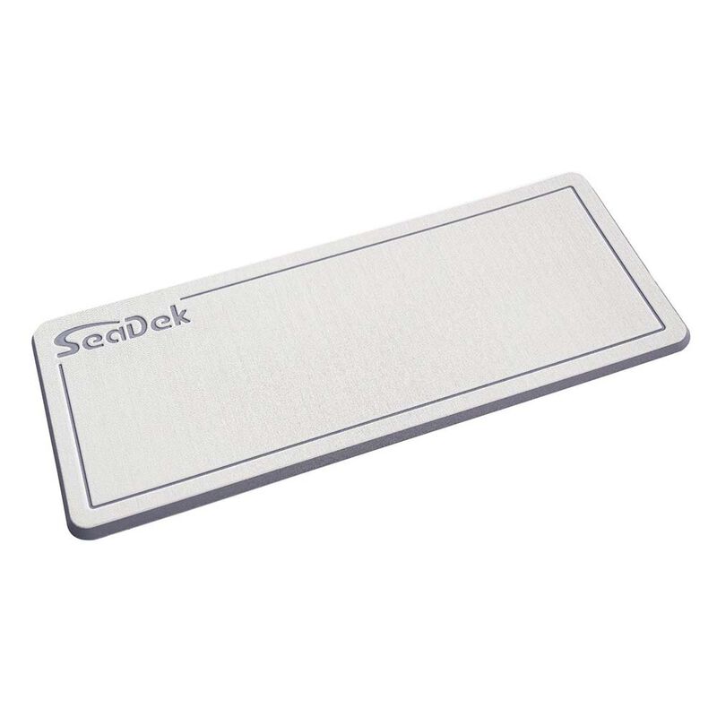 SeaDek 14" x 36" 20mm Dual Density Small Helm Pad - Cool Grey/Storm Grey Brushed image number 1