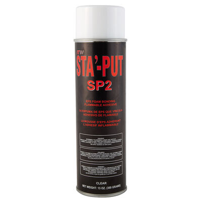 Sta'-Put SPII Spray Adhesive for EPS Foam, Clear, 13 oz.