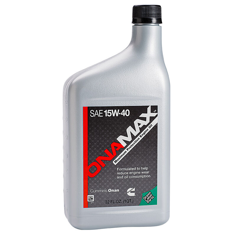 Onan OnaMax SAE 15W-40 Engine Oil, 32 oz. image number 1