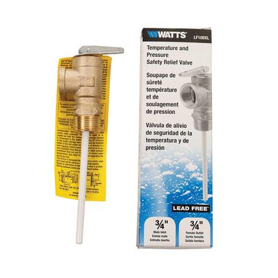 Valve, Relief, Pressure/Temperature, 3/4", Water Heater